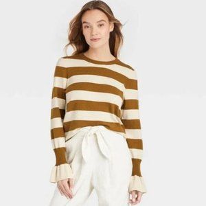 Who What Wear Striped Sweater